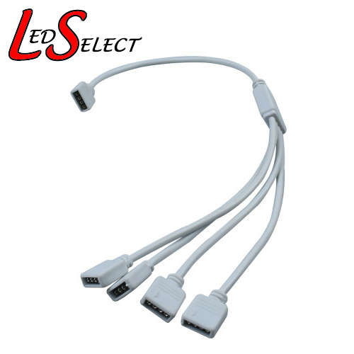 Connector RGB 4 Pin Led Strip Splitter (1 into 4) **IN STOCK**