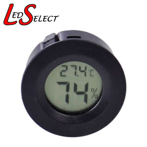 Humidity Meter Temperature Thermometer Hygrometer LCD Digital Round **LOCAL STOCK**