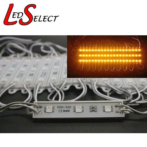 Led Module Light 5050 3Led 12V (Amber) 0.72W **LOCAL STOCK**