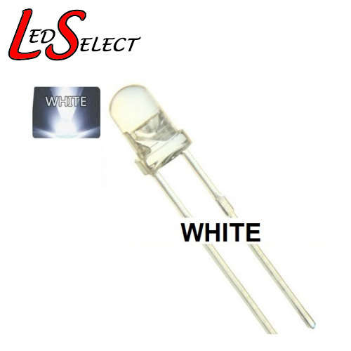 5mm Led White Water Clear **IN STOCK**