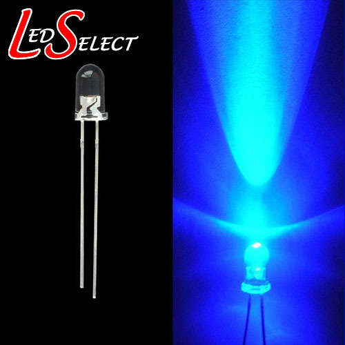 5mm Led Blue Flashing Alarm light (Flashes on-off by itself) **LOCAL STOCK**