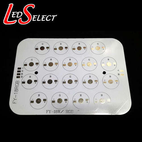 Aluminium Circuit Board 3 Channel for 18 Leds (1W, 3W or 5W leds) Aquarium Light **LOCAL STOCK**