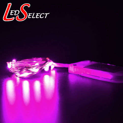 Fairy LED Lights Waterproof Pink 2Mtr **IN STOCK**