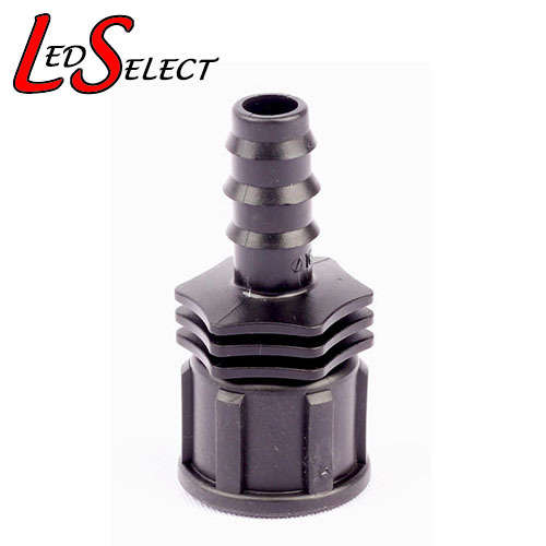 Pump Fitting Hose 1/2" BSP to Tail 12mm Black **IN STOCK**