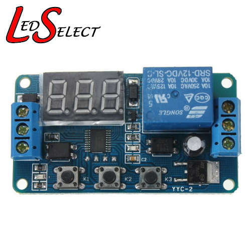 Controller Timer Delay Cycle Switch Module 0-999 seconds/minutes 3 Button **LOCAL STOCK**