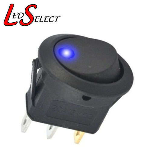 Switch Rocker Button Blue Illuminated Led 12V **LOCAL STOCK**