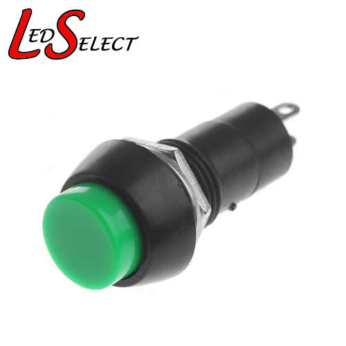 Switch Push Button Momentary 12mm Green **LOCAL STOCK**