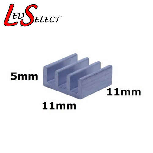 Heatsink 11 x 11 x 5mm with Thermal Tape **LOCAL STOCK**