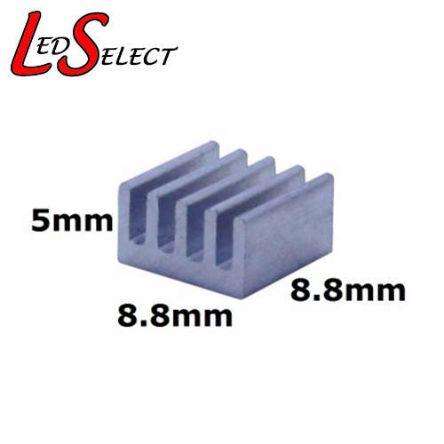 Heatsink 8.8 x 8.8 x 5mm With Tape **LOCAL STOCK**