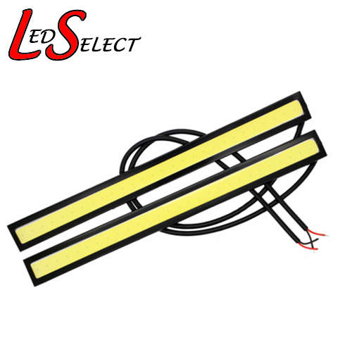 Led Cob Light DRL White 12V DC 170mm **LOCAL STOCK**