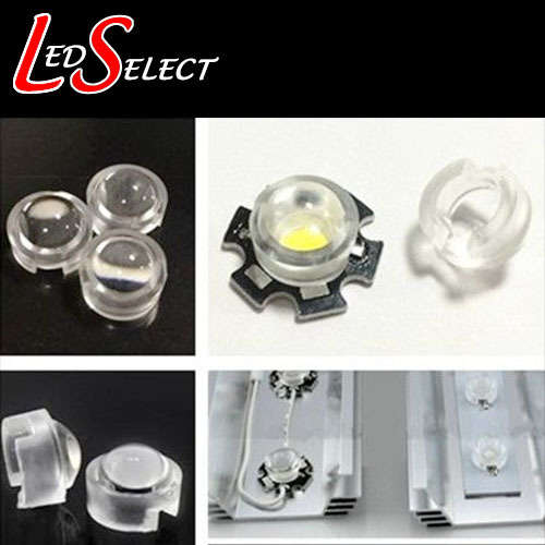 Lens Mini 45deg for 1W, 3W or 5W Led **LOCAL STOCK**