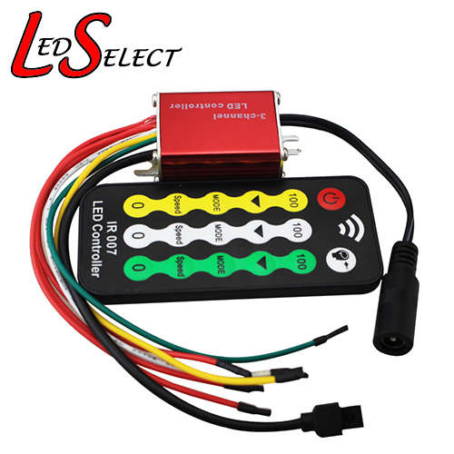 Controller 3 Channel Independent Dimmer with IR Remote **LOCAL STOCK**