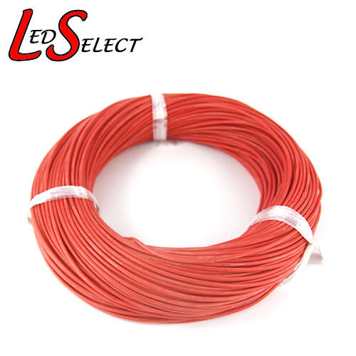 Wire 0.5mm Heat Resistant Flexible Silicone (Red) **LOCAL STOCK**