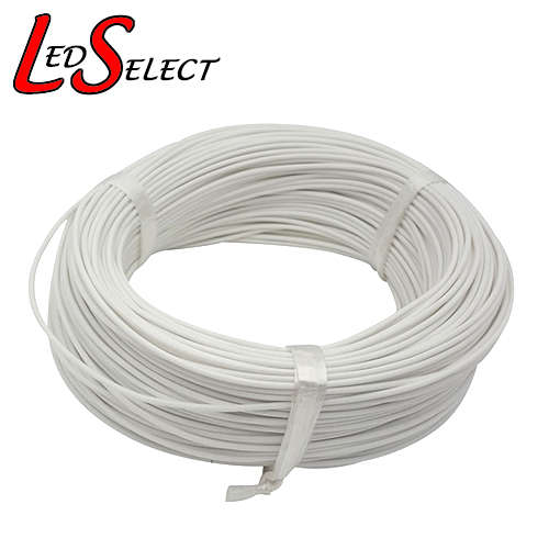 Wire 0.5mm Heat Resistant Flexible Silicone (White) **LOCAL STOCK**