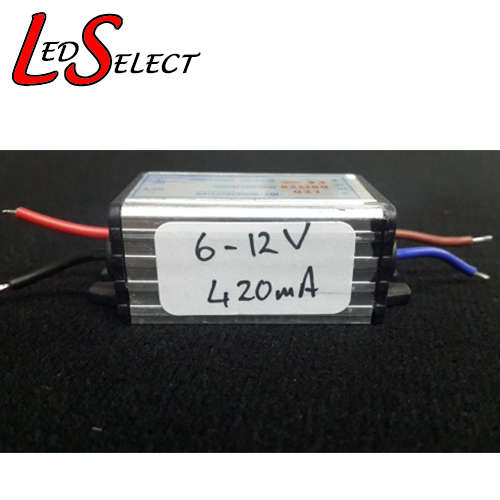Led Driver 2W (2-3 x 3W leds) 420mA Waterproof **IN STOCK**