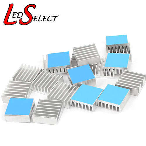 Heatsink 14 x 14 x 6mm for LM2577 LM2596 with Thermal Tape **LOCAL STOCK**