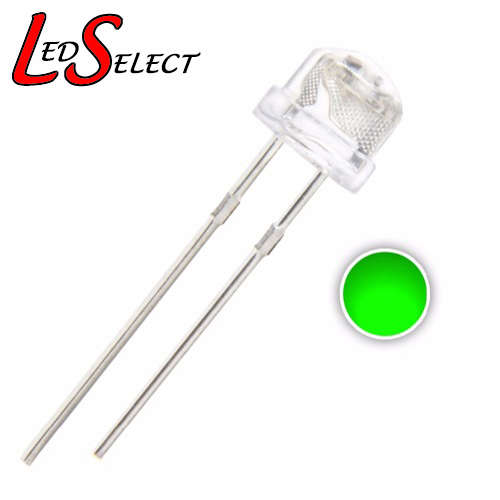 5mm Led Green Wide Angle **IN STOCK**