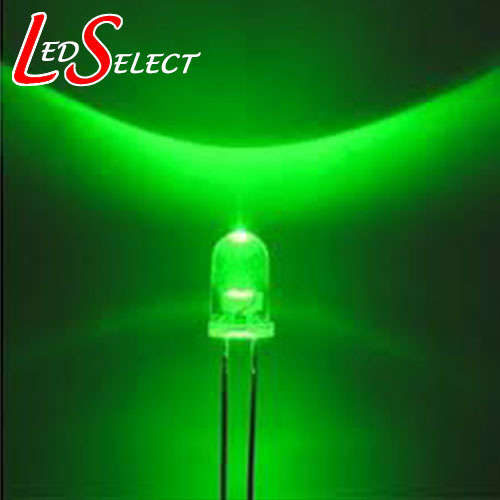 5mm Led Green Flashing Alarm light (Flashes on-off by itself) **IN STOCK**