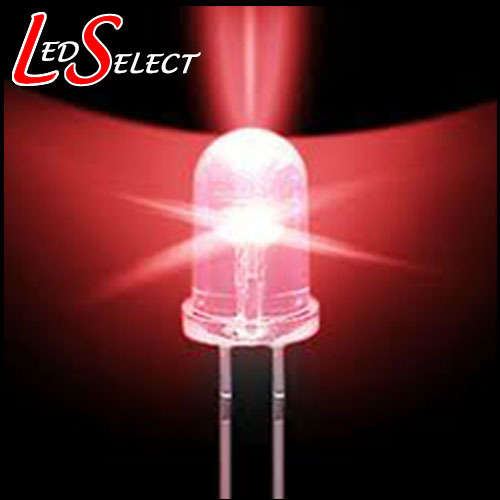 5mm Led Red Flashing Alarm light (Flashes on-off by itself) **LOCAL STOCK**