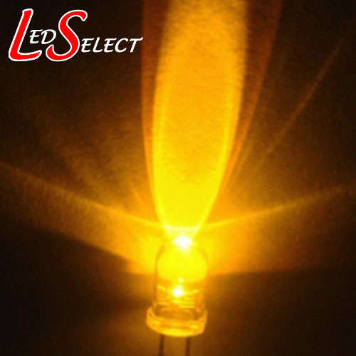 5mm Led Yellow Flashing Alarm light (Flashes on-off by itself) **LOCAL STOCK**