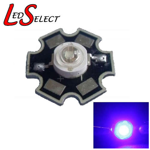 1W Led Royal Blue on Aluminium Base **IN STOCK**