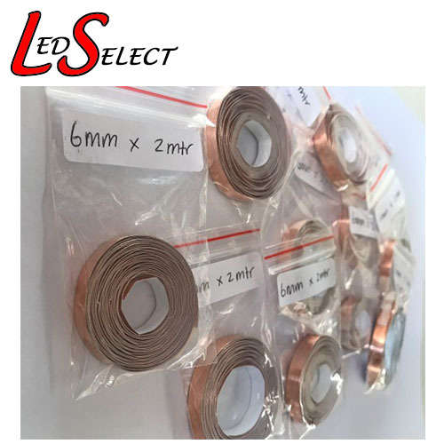 Copper Conductive Foil Tape 6mm 2mtr **IN STOCK**