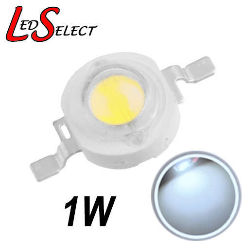 1W Led Cool White 10-15000K **IN STOCK**