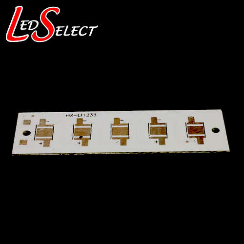Aluminium Circuit Board 5 Led (1W, 3W, 5W) 85x25mm **LOCAL STOCK**