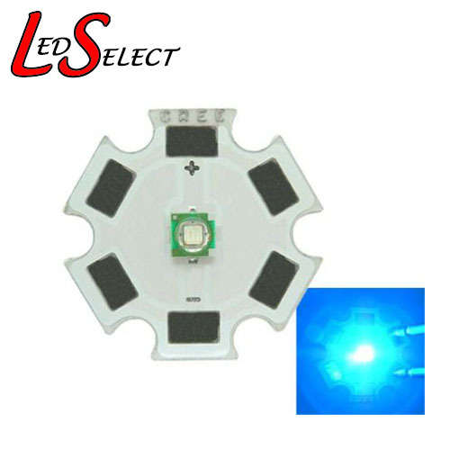 Cree Led 3W XPE Blue 20mm Aluminium Base Plate **IN STOCK**