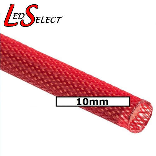 Wire Sleeving 10mm Red **LOCAL STOCK**
