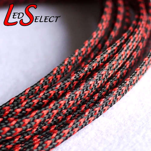Wire Sleeving 10mm Black + Red **LOCAL STOCK**
