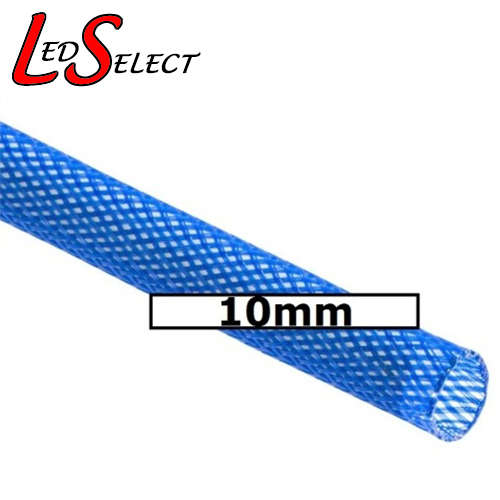 Wire Sleeving 10mm Blue **LOCAL STOCK**