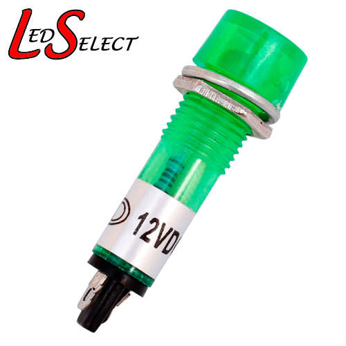Led Signal Light Green 10mm 12V **LOCAL STOCK**