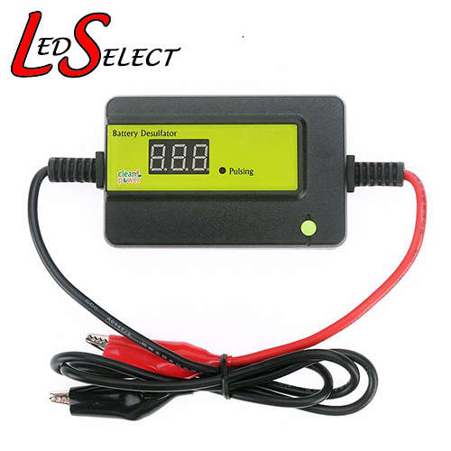 Battery Desulfator Auto Pulsing 12V 24V 36V 48V + Clips **IN STOCK**