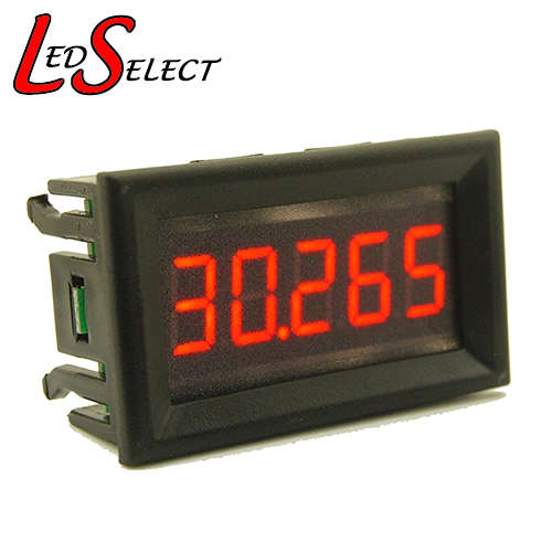 Meter Voltmeter 0-33V Red 5 Digit Display (3 Wire) **LOCAL STOCK**