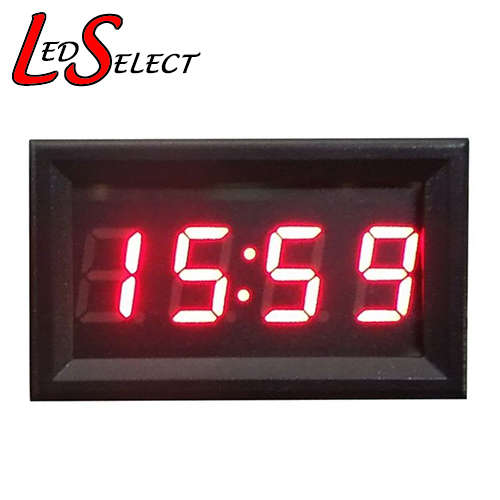 Meter Clock Time Red Led Display 4.5-30V **LOCAL STOCK**