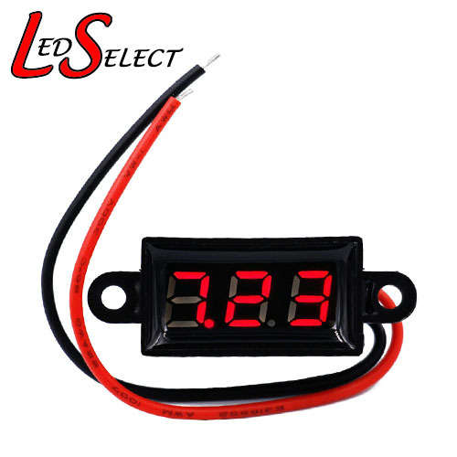 Voltmeter Voltage Meter DC 3.5-30V Waterproof 3 Digit Display **LOCAL STOCK**