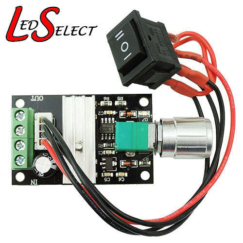 Motor Speed Controller PWM 6-30V 3A + Reverse Switch **LOCAL STOCK**