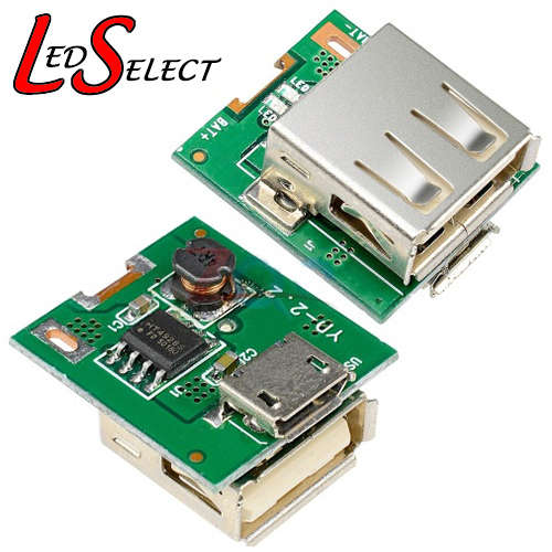 Battery 18650 Charger 5V Step Up Boost (3.7-5.5V to 5V) USB 2.0 + Micro USB **LOCAL STOCK**
