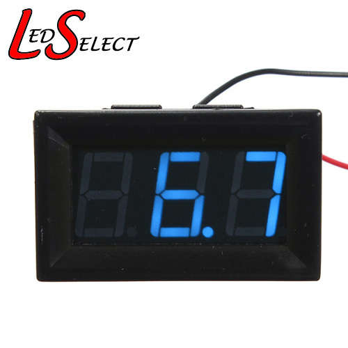 Voltmeter Digital Blue 3 Digit 4.5-30V DC **IN STOCK**