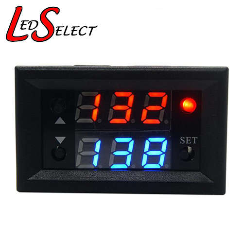 Timer  Switch Controller 12V Red Blue with Relay 0 sec-999 hr **LOCAL STOCK**