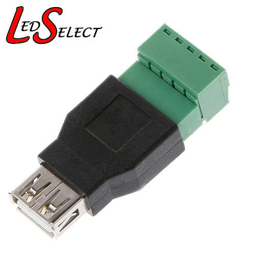 Connector USB 2.0 Female 5pin Screw **LOCAL STOCK**