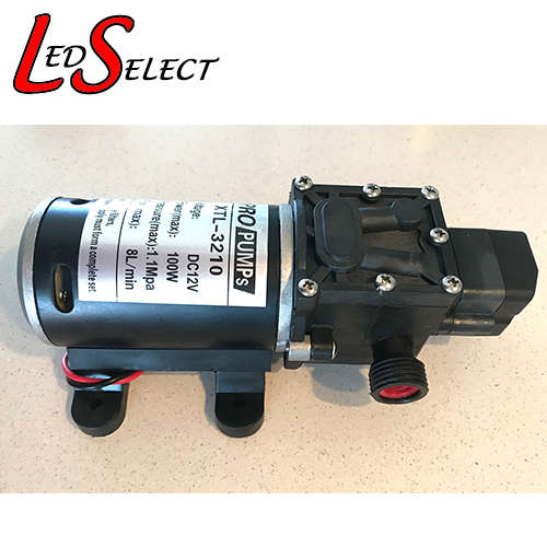 Pump Diaphragm 12V 8 L/min 15mm BSP Male Auto on off **IN STOCK**