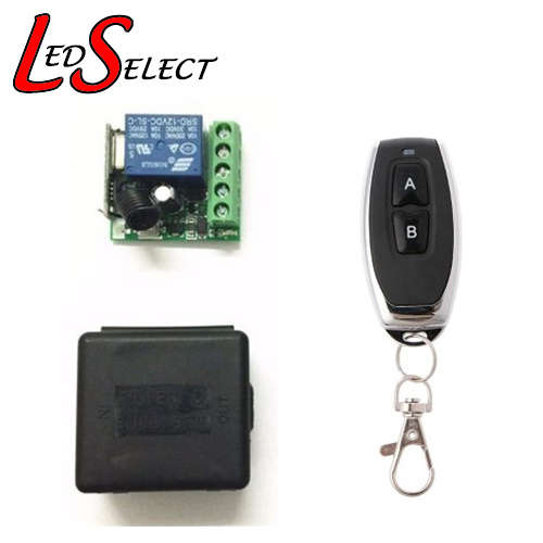 Controller Relay 12V 1 Channel + 1 Remote (2 Button) 433MHz**LOCAL STOCK**