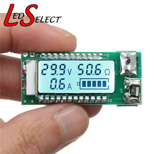 Battery 18650 Display Volt Ohm Amp Capacity Tester **IN STOCK**