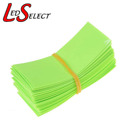 Battery 18650 Sleeve Heatshrink Tubing Green 72x30mm **LOCAL STOCK**
