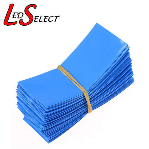 Battery 18650 Sleeve Heatshrink Tubing Blue 72x30mm **LOCAL STOCK**