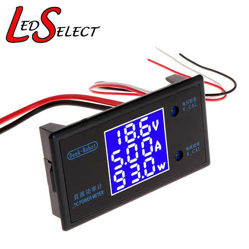 Meter Watt Volt Amp LCD Blue Display 12V (Measure 0-50V 5A) **LOCAL STOCK**