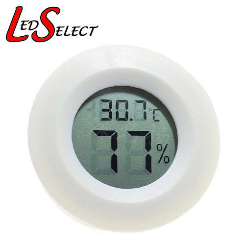 Humidity Meter Temperature Thermometer Hygrometer LCD Digital Round **LOCAL STOCK**