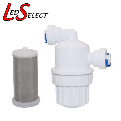 Pump Fitting Pushfit 6mm White Inline Filter  **LOCAL STOCK**